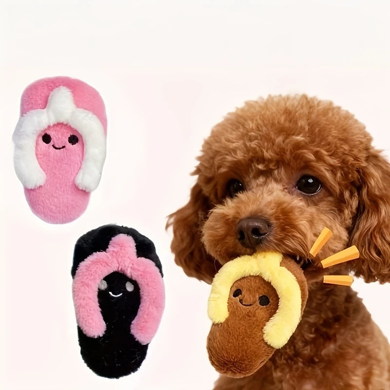 Juguete masticable para perros con forma de zapatilla de Norqez